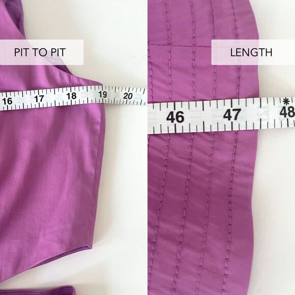 VERONICA BEARD NWT Beilla One Shoulder Maxi Dress in Vivid Orchid Size 12 - Picture 15 of 16